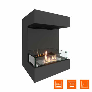 Fireplace Steelheat GRAND 500 Стекло Стемалит 