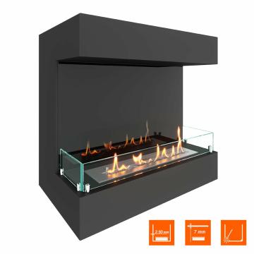 Fireplace Steelheat GRAND 700 Стекло Стемалит 