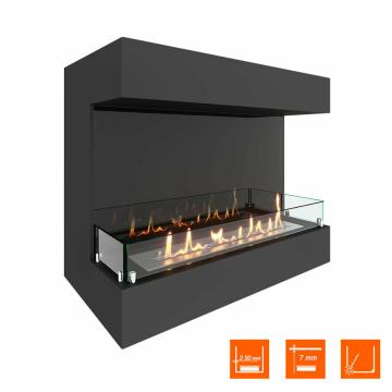 Fireplace Steelheat GRAND 800 Стекло Стемалит 