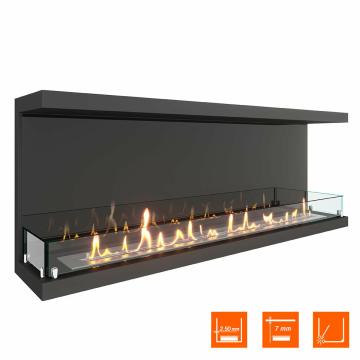 Fireplace Steelheat 1300 Стекло Стемалит 