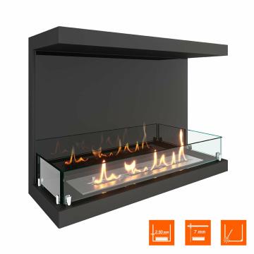 Fireplace Steelheat 700 Стекло Стемалит 