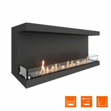 Fireplace Steelheat LONG 1200 Стекло 