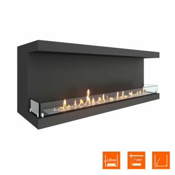 Fireplace Steelheat LONG 1400 Стекло 