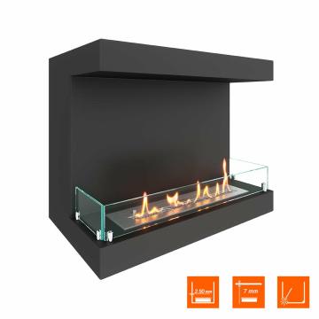 Fireplace Steelheat LONG 700 Стекло 