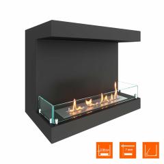 Fireplace Steelheat LONG 700 Стекло