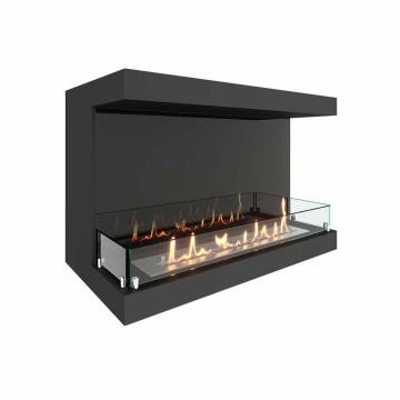 Fireplace Steelheat LONG 800 Стекло Стемалит 