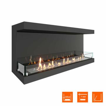 Fireplace Steelheat ONE 1200 Стекло Стемалит 