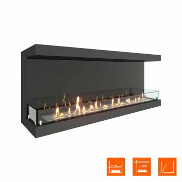 Fireplace Steelheat ONE 1300 Стекло Стемалит 