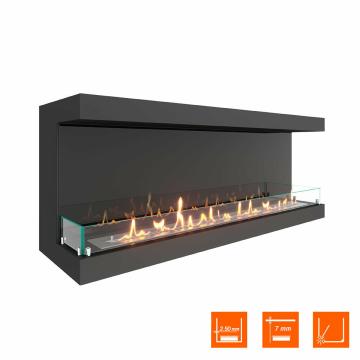 Fireplace Steelheat ONE 1400 Стекло Стемалит 