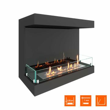 Fireplace Steelheat ONE 700 Стекло Стемалит 