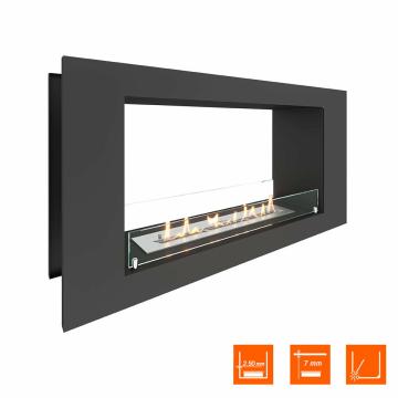 Fireplace Steelheat LONG 1000 Стекло 