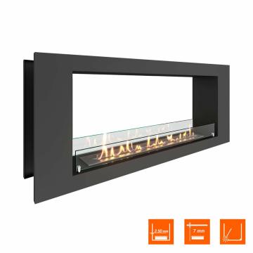 Fireplace Steelheat LONG 1200 Стекло 