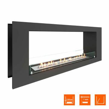 Fireplace Steelheat LONG 1300 Стекло 