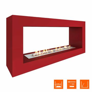 Fireplace Steelheat FRAME ONE 1000 красный Стандарт 