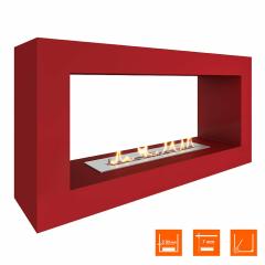 Fireplace Steelheat FRAME ONE 900 красный Стандарт