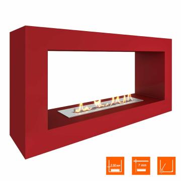 Fireplace Steelheat FRAME ONE 900 красный Стандарт 