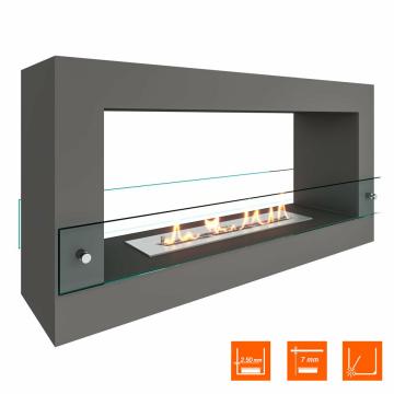 Fireplace Steelheat FRAME ONE 900 серый Стекло 