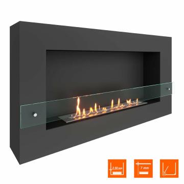 Fireplace Steelheat WALL GRAND 1200 Стекло 