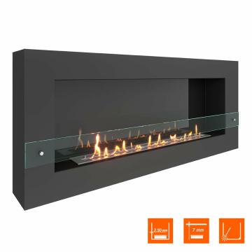 Fireplace Steelheat WALL GRAND 1500 Стекло Стемалит 