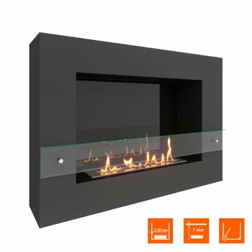 Fireplace Steelheat WALL GRAND 900 Стекло Стемалит 