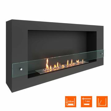 Fireplace Steelheat WALL LONG 1200 Стекло 