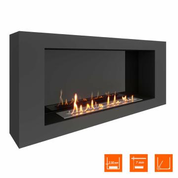 Fireplace Steelheat WALL LONG 1200 Стемалит 