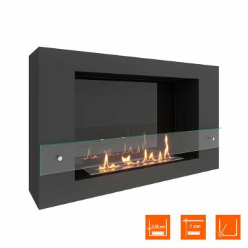 Fireplace Steelheat WALL LONG 900 Стекло Стемалит 