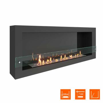 Fireplace Steelheat WALL ONE 1400 Стекло Стемалит 