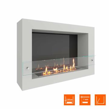 Fireplace Steelheat WALL ONE 800 Стекло Стемалит 