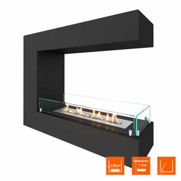 Fireplace Steelheat GRAND 800 Стекло 