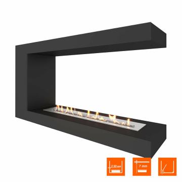 Fireplace Steelheat LONG 1000 Стандарт 