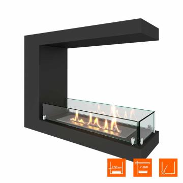 Fireplace Steelheat LONG 700 Стекло 