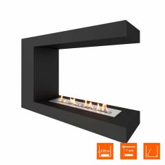 Fireplace Steelheat LONG 800 Стандарт