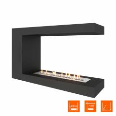 Fireplace Steelheat LONG 900 Стандарт