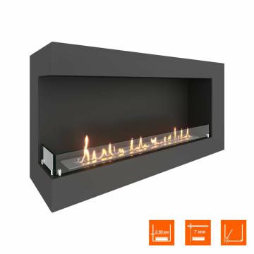 Fireplace Steelheat GRAND 1200 левый Стекло 