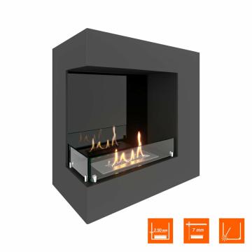 Fireplace Steelheat GRAND 600 левый Стекло Стемалит 