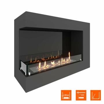 Fireplace Steelheat GRAND 900 левый Стекло Стемалит 