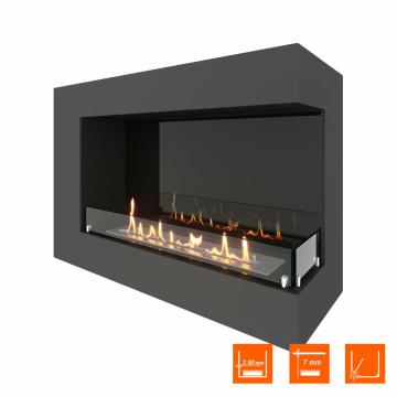 Fireplace Steelheat GRAND 900 правый Стекло Стемалит 