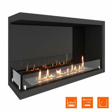 Fireplace Steelheat 800 левый Стекло Стемалит 