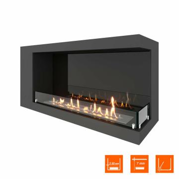 Fireplace Steelheat LONG 1000 правый Стекло Стемалит 