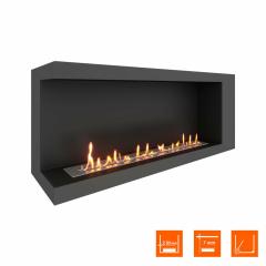 Fireplace Steelheat LONG 1200 левый Стандарт