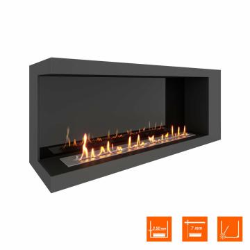 Fireplace Steelheat LONG 1200 левый Стемалит 