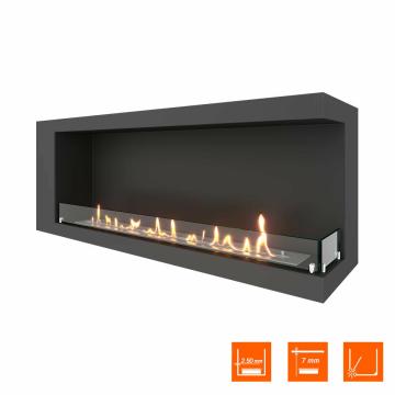 Fireplace Steelheat LONG 1300 правый Стекло 