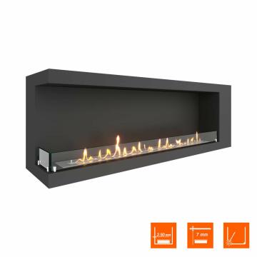 Fireplace Steelheat LONG 1500 левый Стекло 