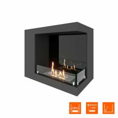 Fireplace Steelheat LONG 600 правый Стекло Стемалит