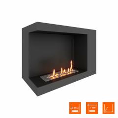 Fireplace Steelheat LONG 700 левый Стандарт