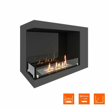 Fireplace Steelheat LONG 700 левый Стекло Стемалит 