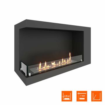 Fireplace Steelheat LONG 900 левый Стекло 