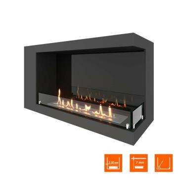 Fireplace Steelheat LONG 900 правый Стекло Стемалит 