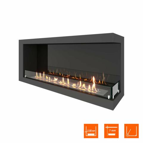 Fireplace Steelheat ONE 1200 правый Стекло Стемалит 